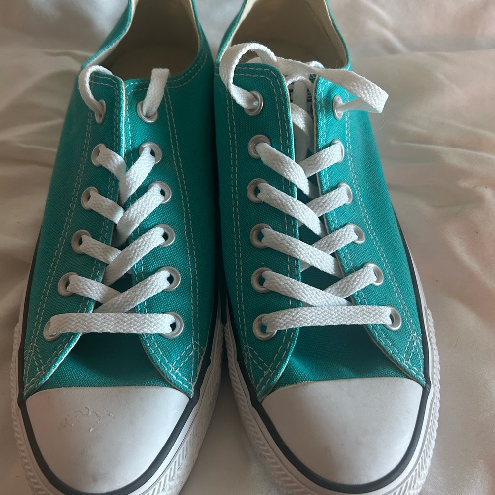 Converse Teal Canvas Athletic Shoes
